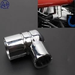 Aftermarket Motorcycle Parts Chrome Aluminum DRAG SPECIALTIES CHROMED FUEL LINE FITTING COVER for Harley CVO Road FLHTCUTG
