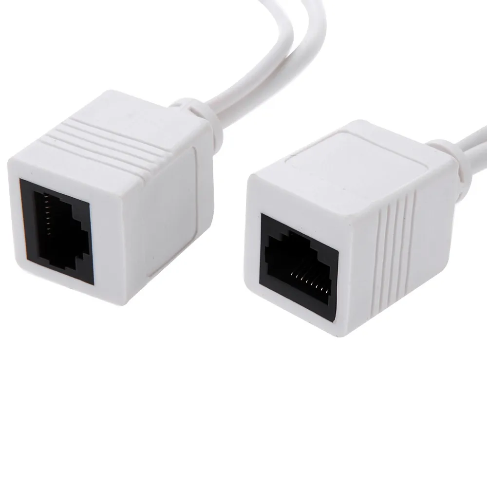 1Pair POE Splitter + POE Injector POE Switch Cable CCTV Adapter 12V Power Supply Cable CCTV Accessory Used For IP Camera