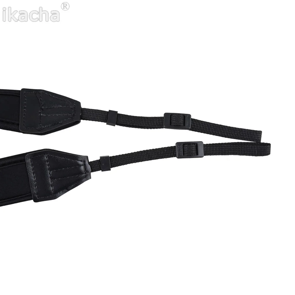 كاميرا الرقبة الكتف الأسود حزام حزام مرنة لسوني كانون نيكون بنتاكس باناسونيك ملحقات أجزاء DSLR