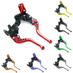 Fireyouracing Drum Brake Cable Clutch Line Master Cylinder Brake Lever Set Universal Red Green Blue for  Yamaha Suzuki 22mm