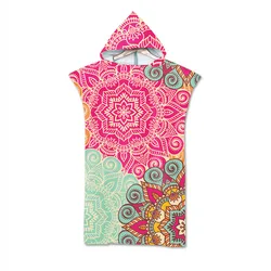 Serviette de bain à capuche en microfibre Cape pour adultes femmes bohème peignoir natation serviettes de plage Surf Poncho vêtements de plage Robe à langer