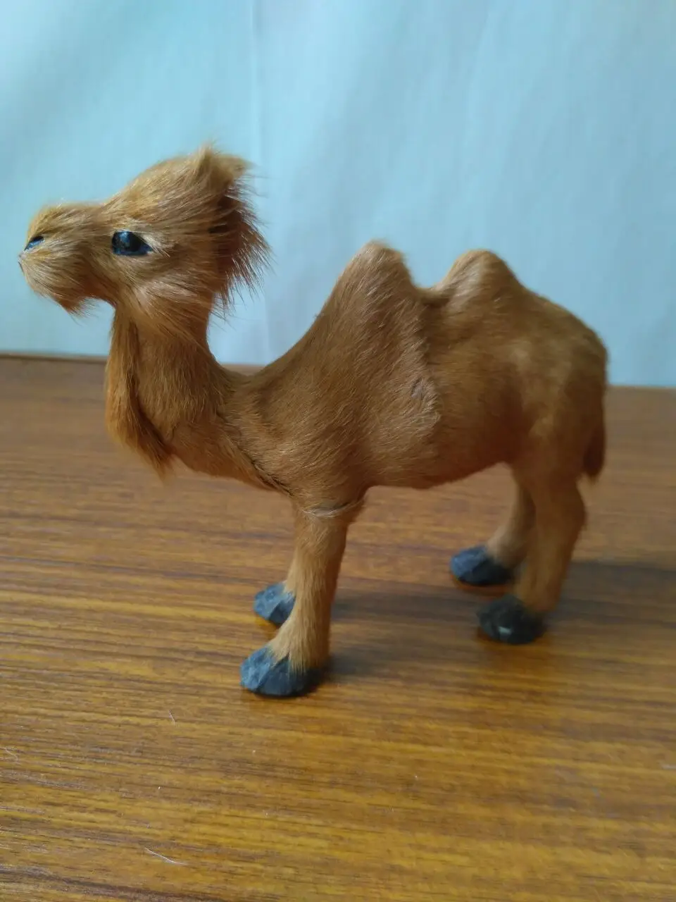 16x14 см пластиковые и меховые коричневые верблюжьи модели ремесленный реквизит, предметы для украшения дома, подарок d1335