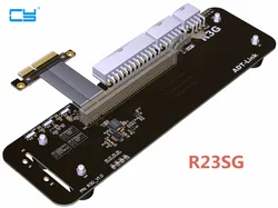 32Gb.s PCI-E 3.0 4x External Graphics Card Stan Bracket PCIe 3.0 X4 Riser Cable 25cm 50cm External Independent Video Card Dock