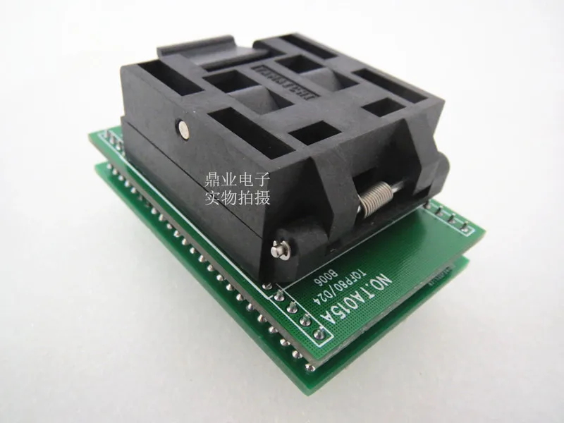 TA015A-B006 /TQFP80/QFP80  IC testing seat Test Socket test bench Burn-in Socket Programming seat