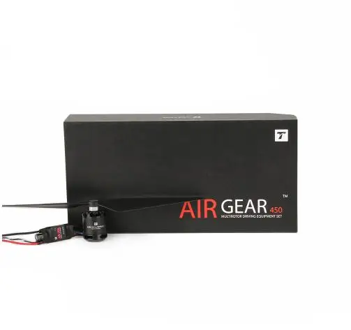 

T-MOTOR AIR GEAR 450 COMBO 2216 KV920 motor+T1045+AIR 20A ESC for beginner rc edu drone and show