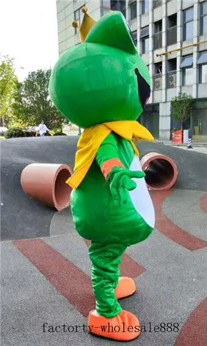 Costume de mascotte de dessin animé pour adultes, robe de paupières, le prince grenouille, Halloween, Noël, meilleure vente, nouveau