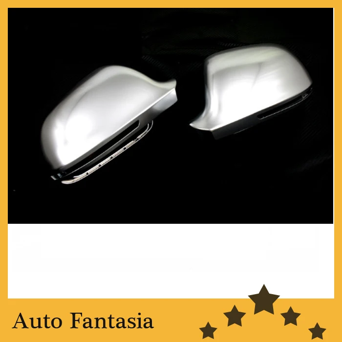 

S line style silver matt chrome side mirror cap replacement for Audi a5 -Free Shipping