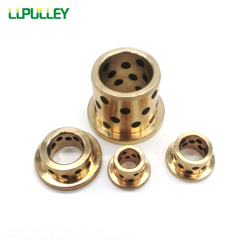 LUPULLEY مشفه البرونزية مشربة الجرافيت Oilless جلبة الذاتي التشحيم الصلبة جزءا لا يتجزأ من تحمل 40x 5/30x20x1 5/20/25/30 مللي متر