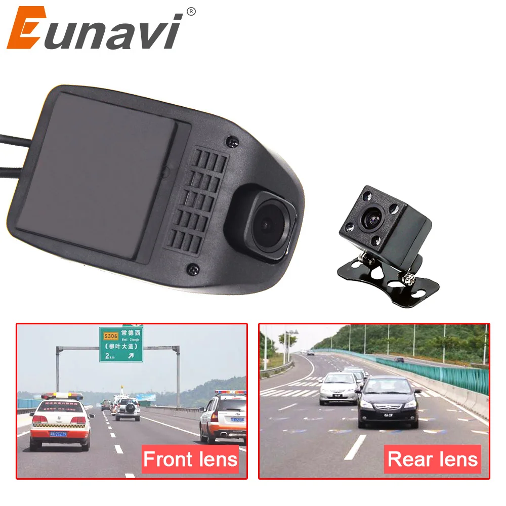 

Eunavi Car DVR for Android Car radio DVD ,Starlight HD Night vision USB Port HD1080P Car DVR Camera with rear recored