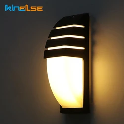 LED Wall Lamps Waterproof IP65 Porch Light AC90-260V Aluminum Courtyard Modern 9W Retro Wall Light Garden Corridor Outdoor Light