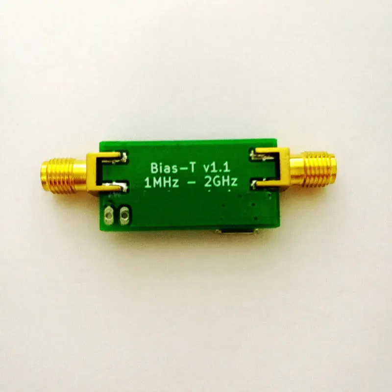 Bias-T RF Biaser Bias Tee 1MHz -2Ghz DC blocker Coaxial feed Active Antenna Bias SDR GPS F Ham Radio AmplifieR