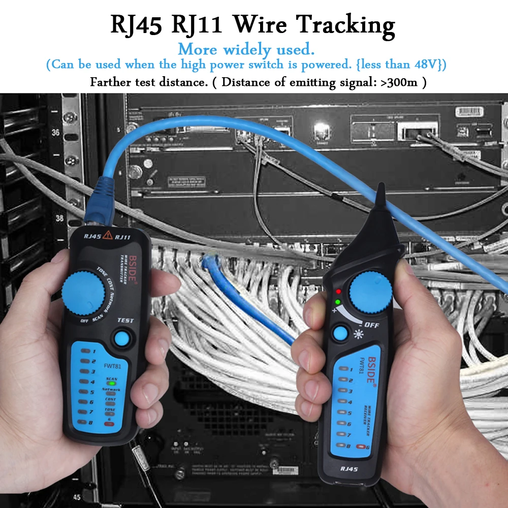 Testeur de câble Ethernet réseau LAN, traceur de téléphone RJ45 RJ11, fil de téléphone, câble USB, analyseur, détecteur, outils de recherche de ligne MS6812