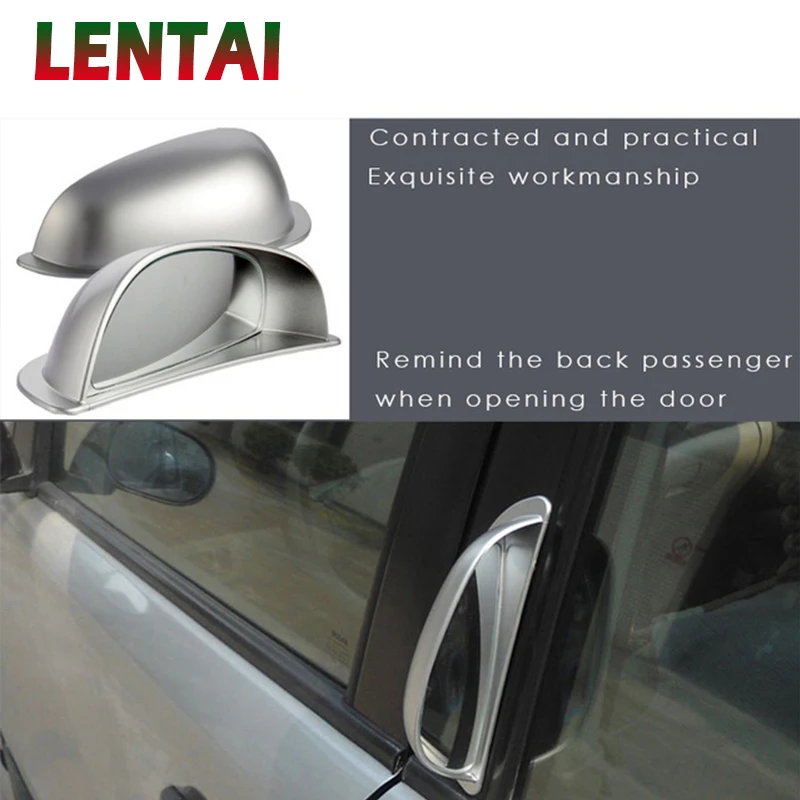 LENTAI 1Set Car Back door Rearview Wide Angle Lens Mirrors For Fiat Punto 500 Volkswagen VW Polo Passat B7 B8 Golf 5 6 7 Tiguan