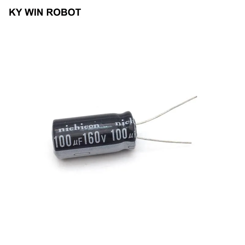 5 pcs Aluminum electrolytic capacitor 100 uF 160 V 13 * 20 mm frekuensi tinggi Radial Electrolytic kapasitor