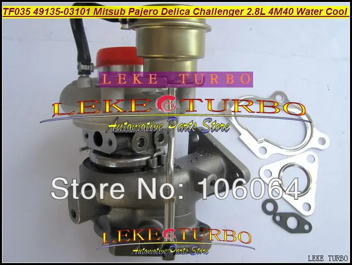 Water Cooled Turbo TF035HM-12T 49135-03101 49135 03101 4913503101 Turbocharger For Mitsubishi PAJERO Delica Challenger 4M40 2.8L