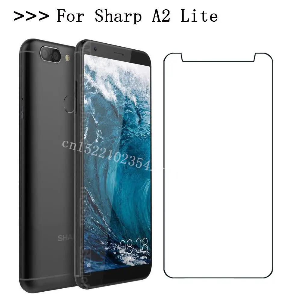 Sharp A2 Lite Glass Anti-Scratch Screen Protective Tempered Glass for a 2 Lite Screen Protector Cover Phone Film