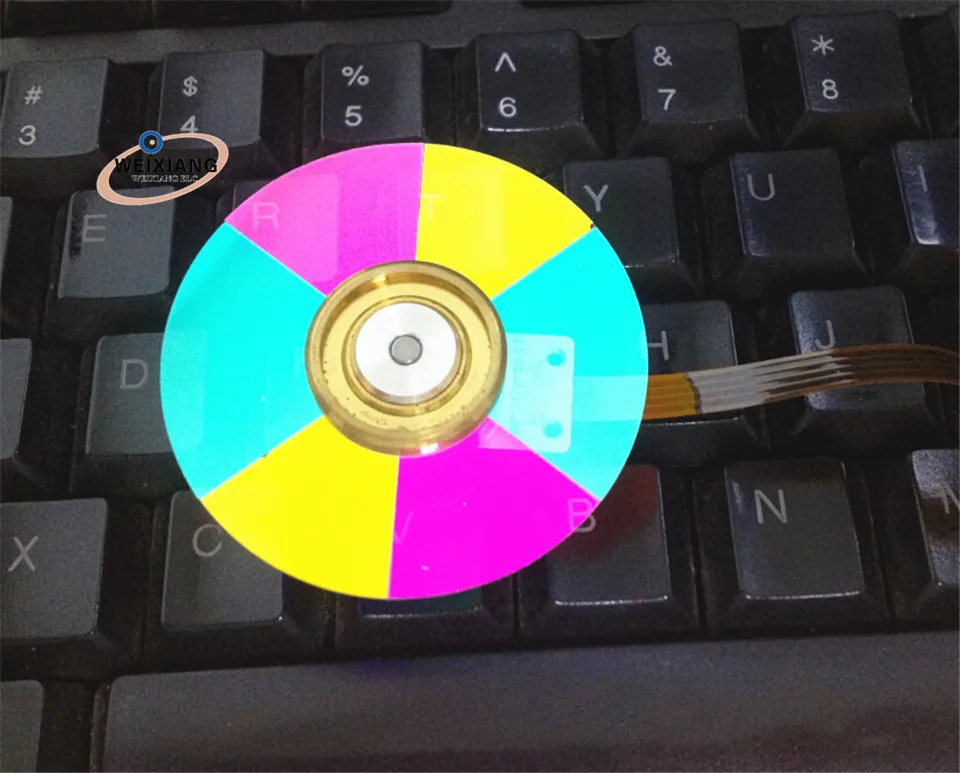 

Original Projector Color Wheel For Sharp XV-Z2000 New Color Wheels,6 segments 48mm(red-yellow-blue)