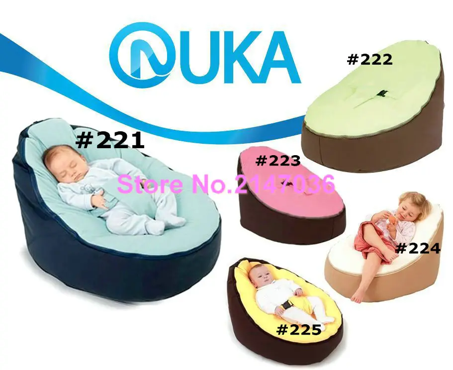 

Babyboope New Born Bean Bag Snuggle Bed Portable Seat Nursery Baby Bed No Filler-Bean Bag Snuggle Bed seat 2 upper layers