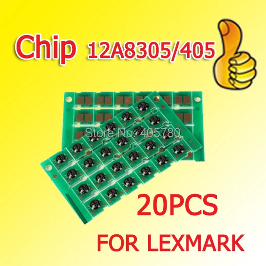 20pcs chip 12A8305/405 drum chip compatible for Lexmark E230/E232/E238/E240/E330/E332/E332n/E340/E342/E342n ++