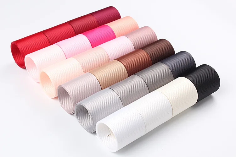 10 Yards solides Ripsband zum Basteln, Hochzeit, Blumen, Nähzubehör, Bastelband für Geschenkverpackungen, DIY-Haar-Accessoires – Detail 8