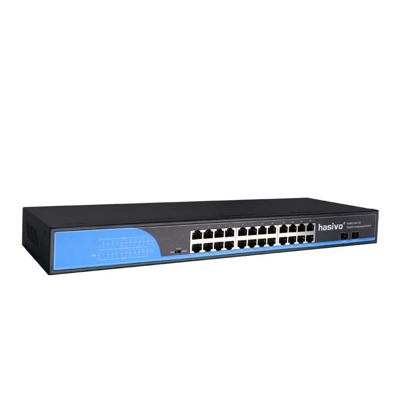 24 RJ45 Port Network Ethernet Switch 10/100/1000Mbps Ethernet Switch Gigabit switch for ip camera