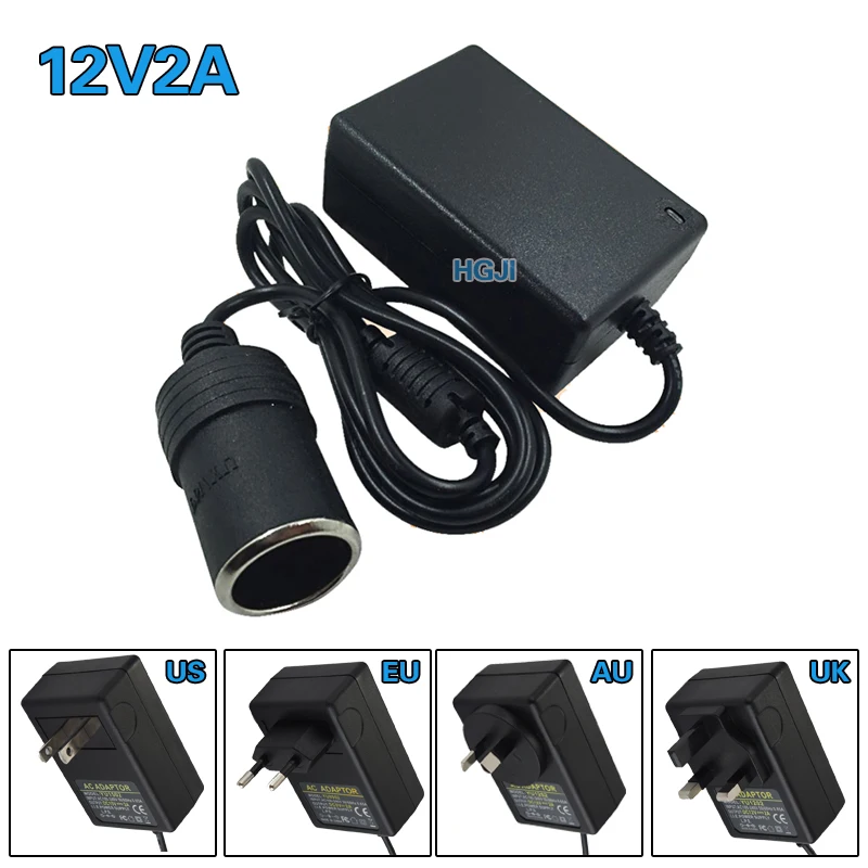 Car Power Adapter Power Convert AC 110V / 220V to DC12V 5a 6a 8a 10a 15a  Power Adapter Converter for Car Refrigerators Air Pump