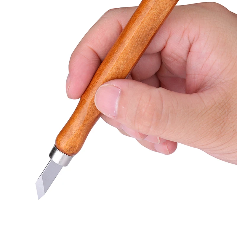 4pcs/lot Wood Carving Knife Chisel Woodworking Tools Carpenter Tools Fruit Food Crafts Arts Sculpture Scalpel Engraving Knife