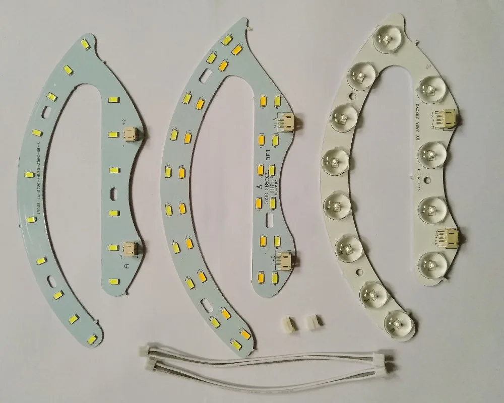 Led Jhc 2Sets 2D Vervangbare Led Lichtbron Voor Plafond Lamp 8W 220V Met Magneet Led-verlichting vervanging Pcb Met Driver