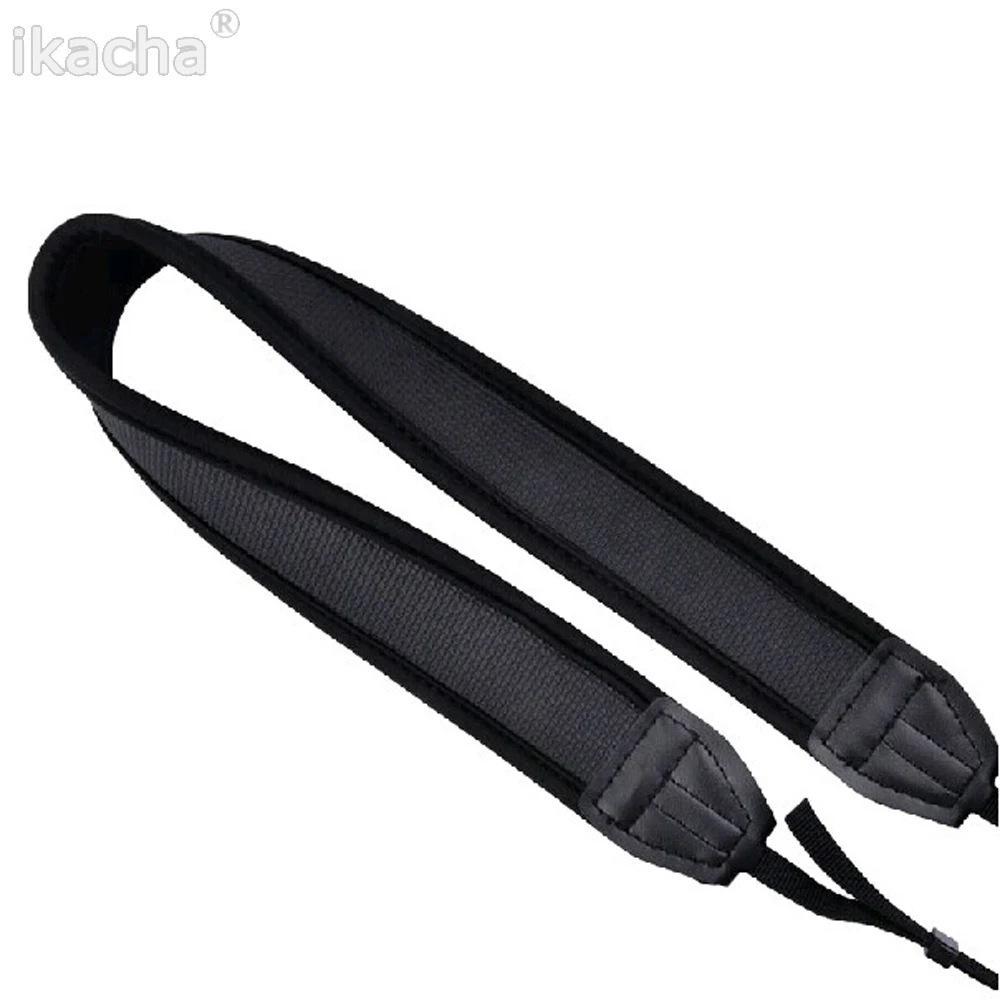 كاميرا الرقبة الكتف الأسود حزام حزام مرنة لسوني كانون نيكون بنتاكس باناسونيك ملحقات أجزاء DSLR