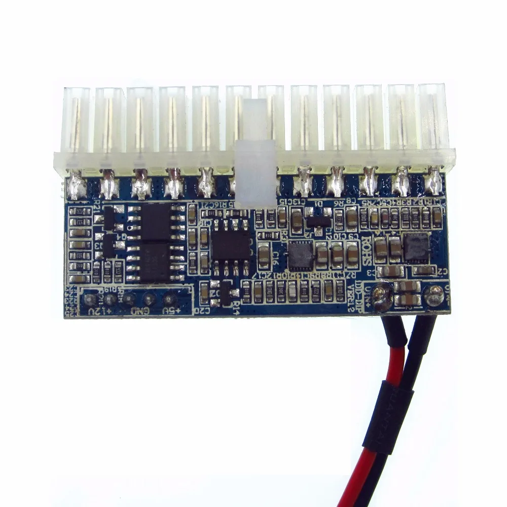 Fuente de alimentación ATX de alta potencia para coche, 1 piezas, 160W, DC 12V, 24 Pines, PSU, mini ITX, ATX