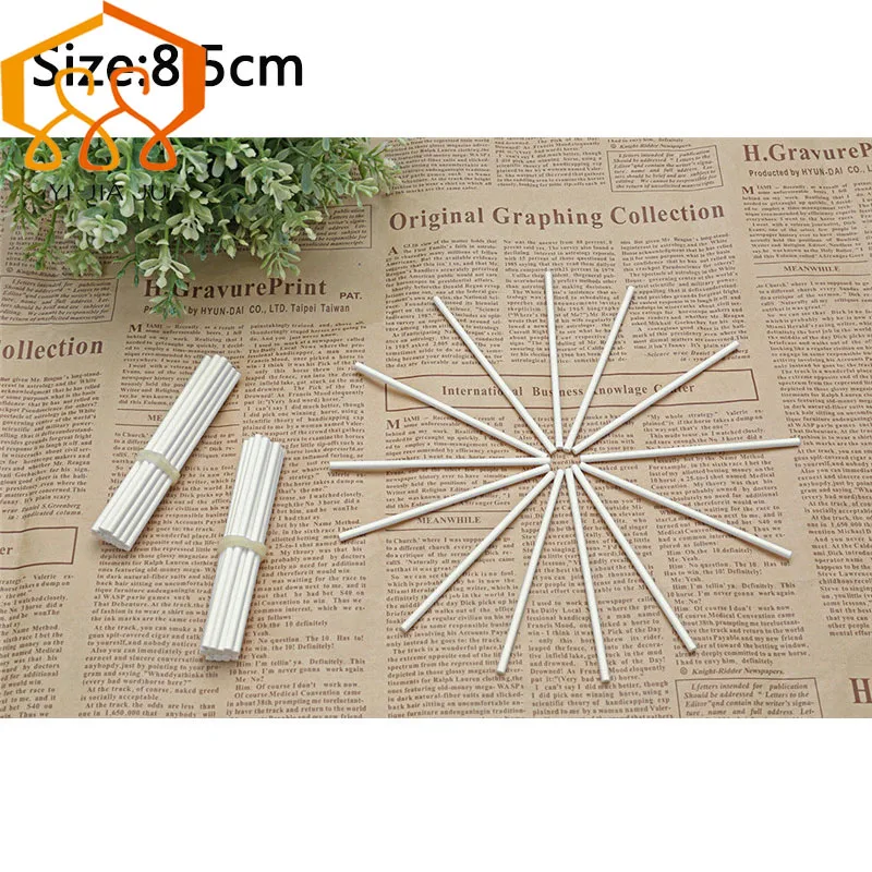 10 Pcs/Set Pop Sucker Sticks Chocolate Cake Cookie Lollipop Lolly Candy Making 8.5CM Free Shipping