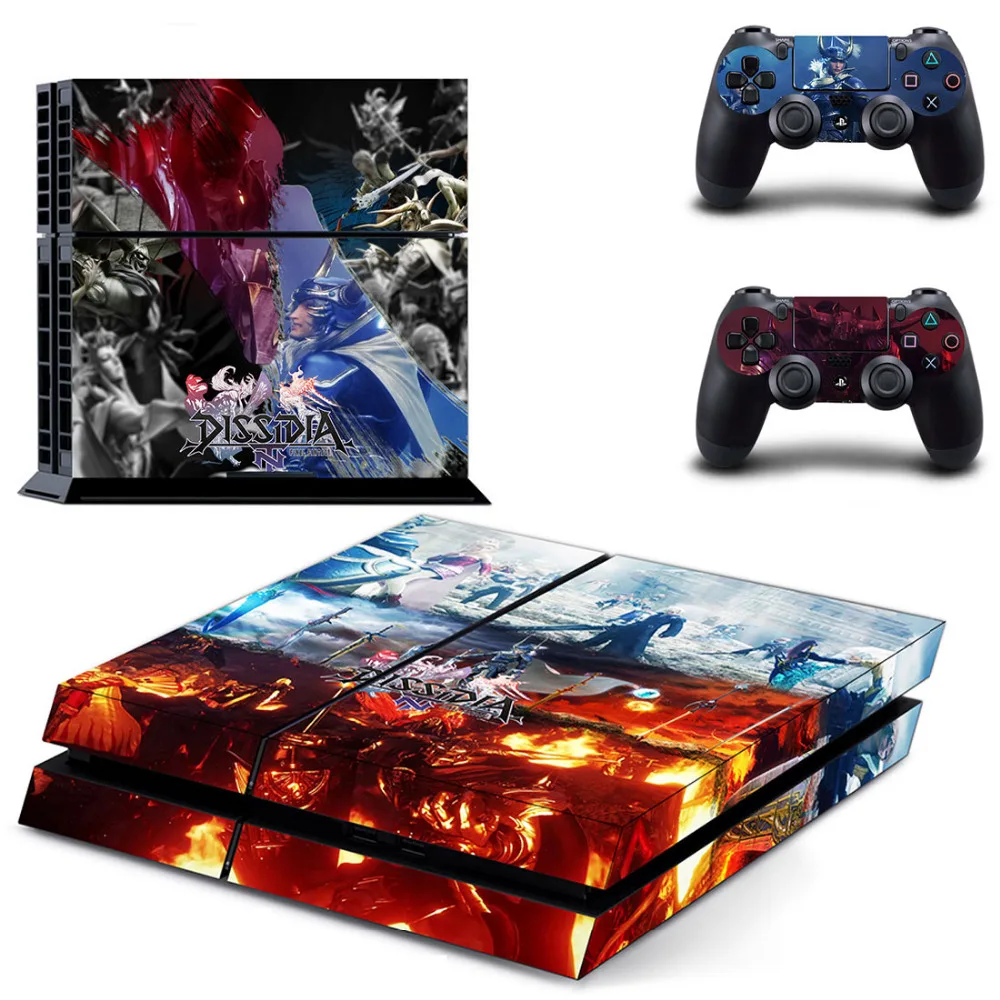 Dissidia Final Fantasy NT PS4 Skin Sticker Decal For Sony PlayStation 4 Console and 2 Controllers PS4 Skin Sticker Vinyl