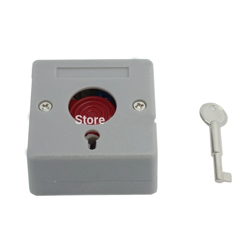 (10 stuks) NC NO Signaalopties Beveiligingsalarmaccessoires Knop Paniekknop Brandalarm Noodschakelaar