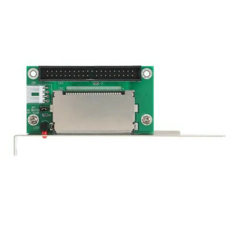40-Pin Cf Compact Flash Card To 3.5 Ide Converter Adapter Pci Bracket Back Panel