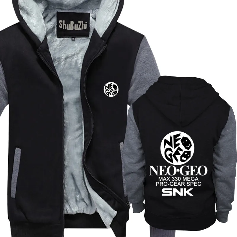 Neo Geo Pro Gear Spec Logo Vinyl men thick fleece hoody warm hoodies winter jacket male coat euro size drop shipping