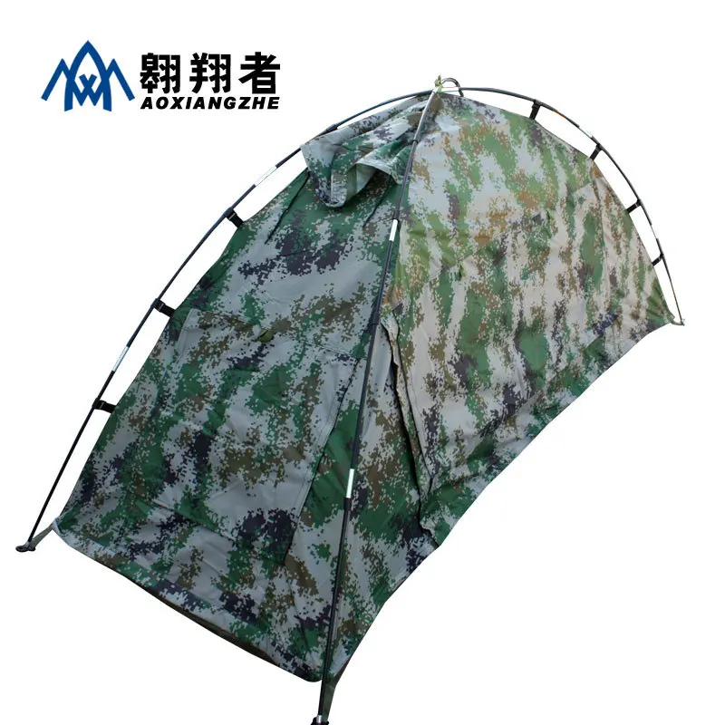 

New 200*80*86CM Single Person Raincoat Tent Single Layer Digital Camouflage Camping Tent Waterproof Windproof Carpas Be Camping