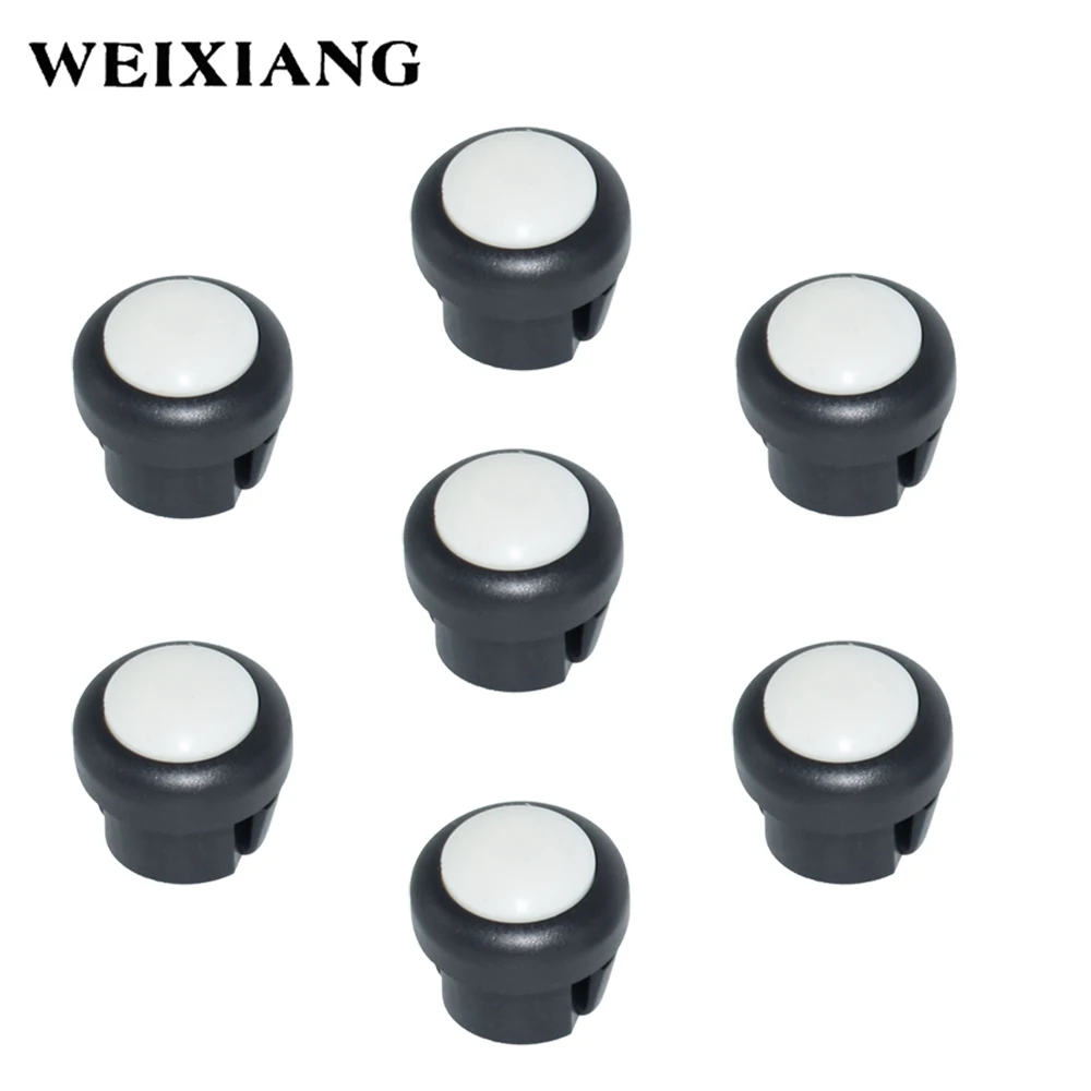 7 x Motorcycle Switch Button Horn Turn Signal High Low Beam Electric Start Kill ON OFF Latching Momentary Action Buttons