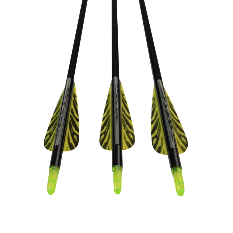 

Tiger TPU vane 30" 8075 fiberglass 500 pieces field point youth arrow archery bow part by Feedx hunting shooting