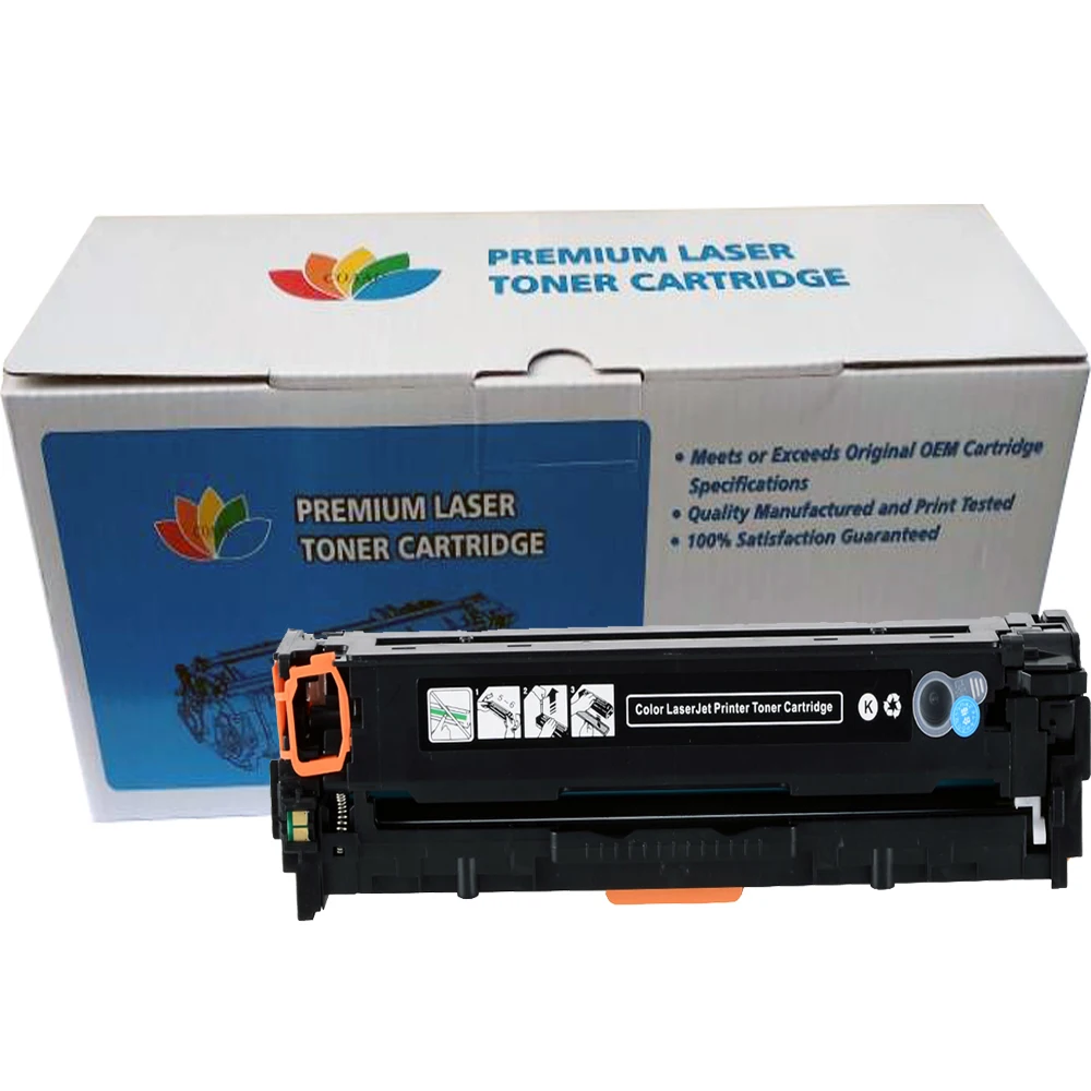 Imagem -02 - Cartuchos de Toner Compatíveis para Impressora hp 203a Cf540a-cf543a Laserjet Pro M254 M254nw M254dw M254dn M281 M281cdw M281fdw Pcs