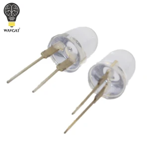 10pcs LED 10 mm transparent weiß 150 mA 0,75 W Ultra hell runde LED LED LED Light Emitting Diodenlampe Wasserlicht -Kugel. 6 HauptlED -Verkauf 10mm hohe Helligkeit - №6