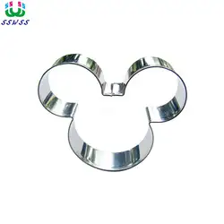 Direct Selling,A big Mouse Head Portrait Shape Cake Decorating Fondant Cutters Tools,Animation Cake Cookie Biscuit Baking Molds