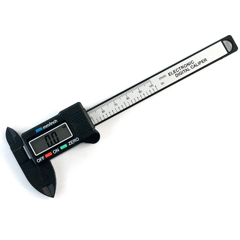 New Arrival 100mm/150mm 6inch LCD Digital Electronic Carbon Fiber Vernier Caliper Gauge Micrometer Measuring Tool