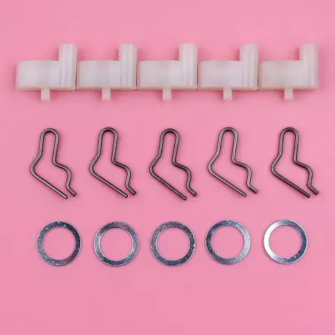 리코일 스타터 폴 개 스프링 와셔 키트, 스틸 FS55 BG55 BG85 BG65 FS45 TS400 트리머 예비 부품, 5 세트