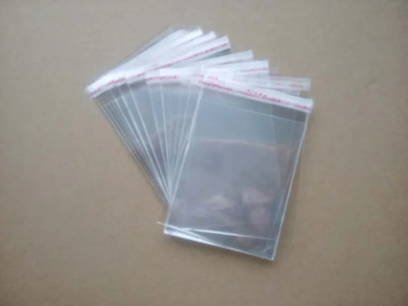 1000PCS 4x6cm Clear Resealable Cellophane/BOPP/Poly Bags Transparent Opp Bag Packing Plastic Bags Self Adhesive Seal for jewelry