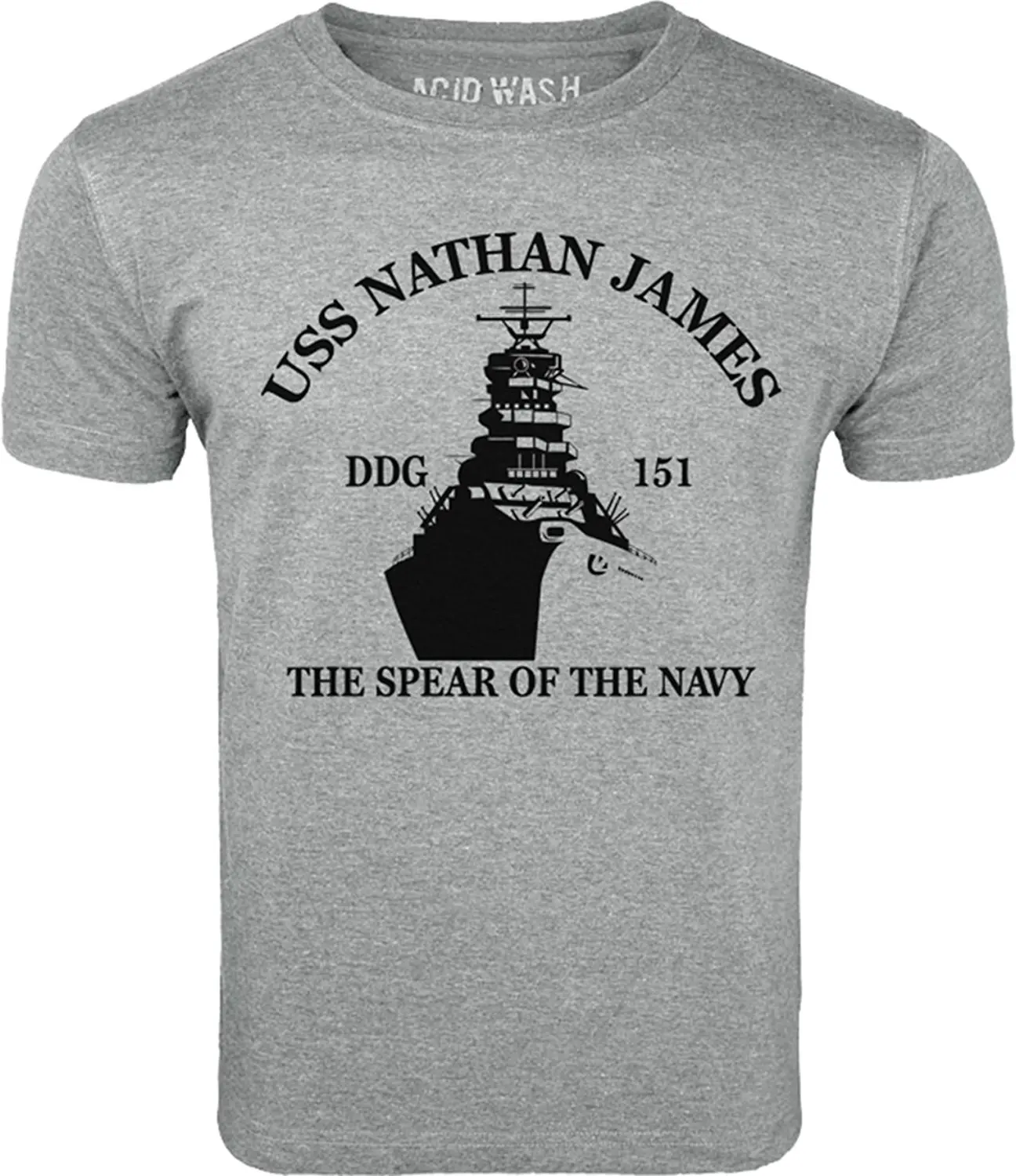 2019 New Brand High Quality for Man Better Acid Wash Print Ltd The Last Ship Uss Nathan James T Shirt Design