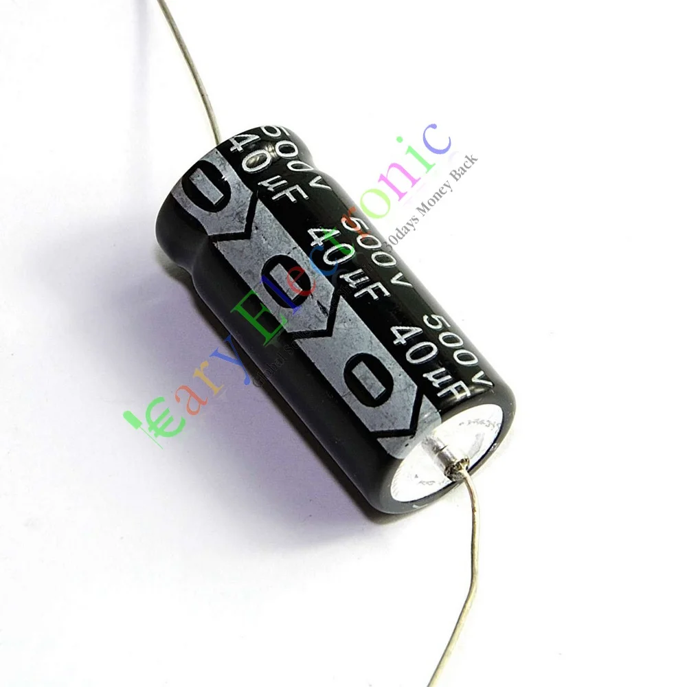 

Wholesale and retail 20pc 500V 40uf 85C New long copper leads Axial Electrolytic Capacitor audio amps free shipping