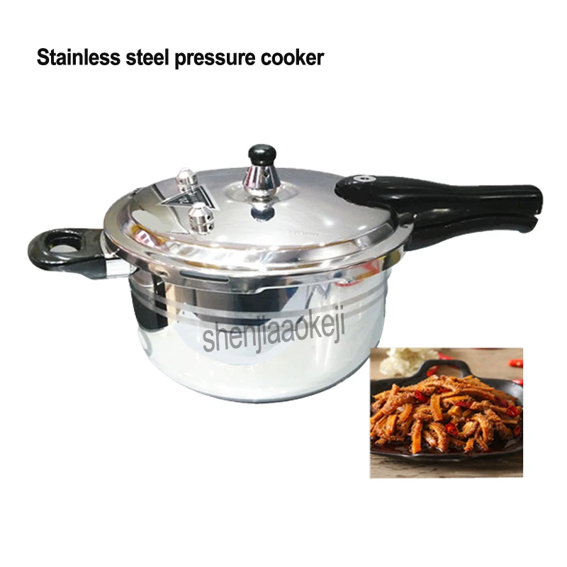 Stainless steel pressure cooker 16cm Cooking Pan 2L Household kitchen stew pot Commercial Pressure cooker stove Kitchenware