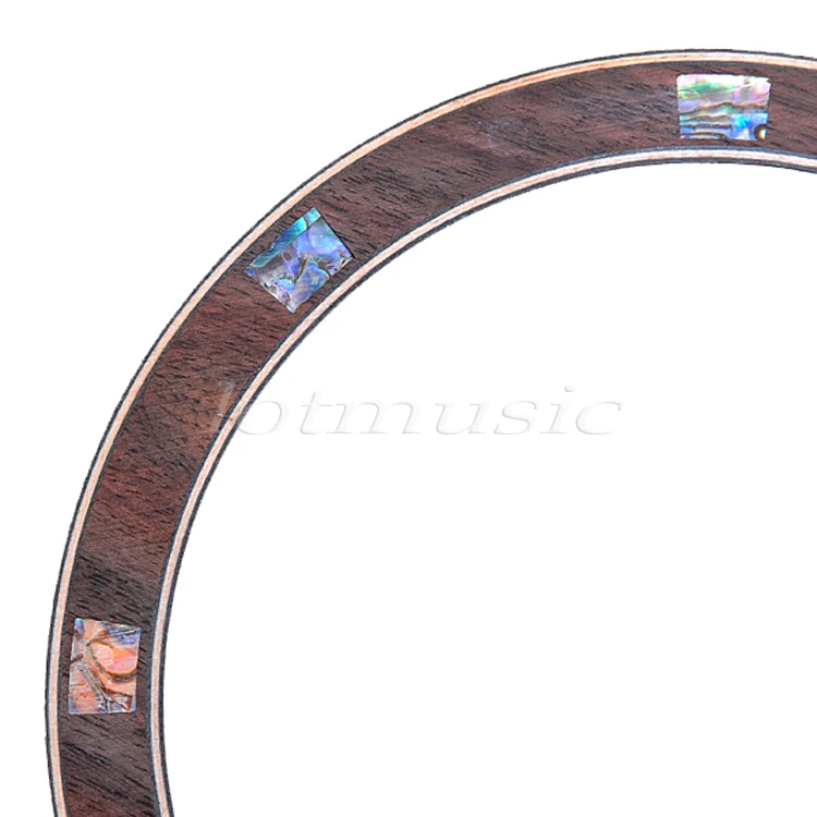 Abalone Guitar Rosewood Rosette Inlay Acoustic Sound Hole Ring Guitar parts