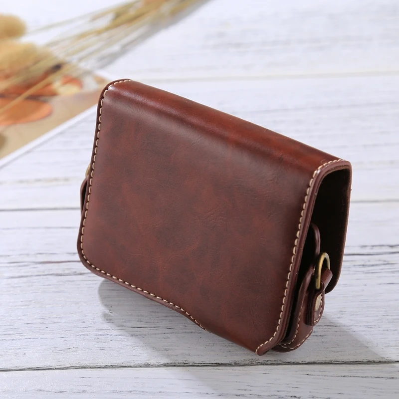 Full Body Bag For Canon PowerShot G7 X Mark II Camera PU Leather Camera Case Bag with Strap