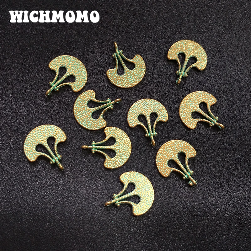 30pcs 21*17MM Retro Patina Plated Zinc Alloy Green Anchor Axe Charms Pendants For DIY Jewelry Accessories